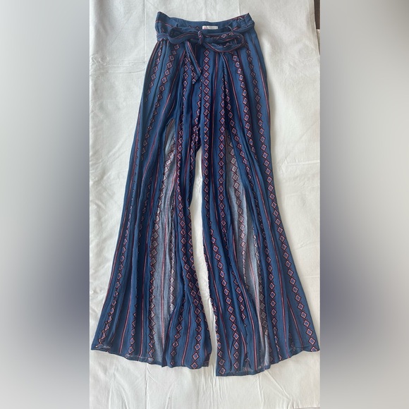 L’’atiste by Amy Flowy Blue Pants - Picture 2 of 3